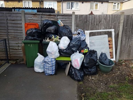 Professional house clearance team working in Maida Vale