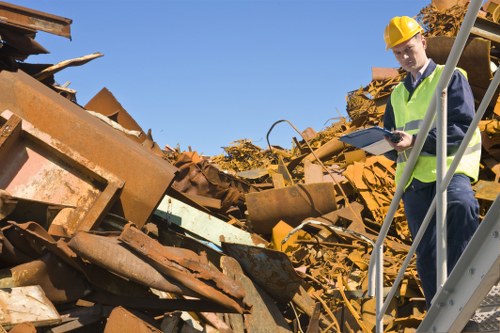 Professional movers handling furniture in Maida Vale