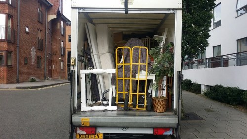 Waste management process with a skip bin in Maida Vale